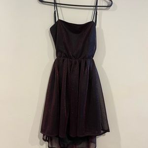 Maroon Sparkly Lucy in the Sky Dress